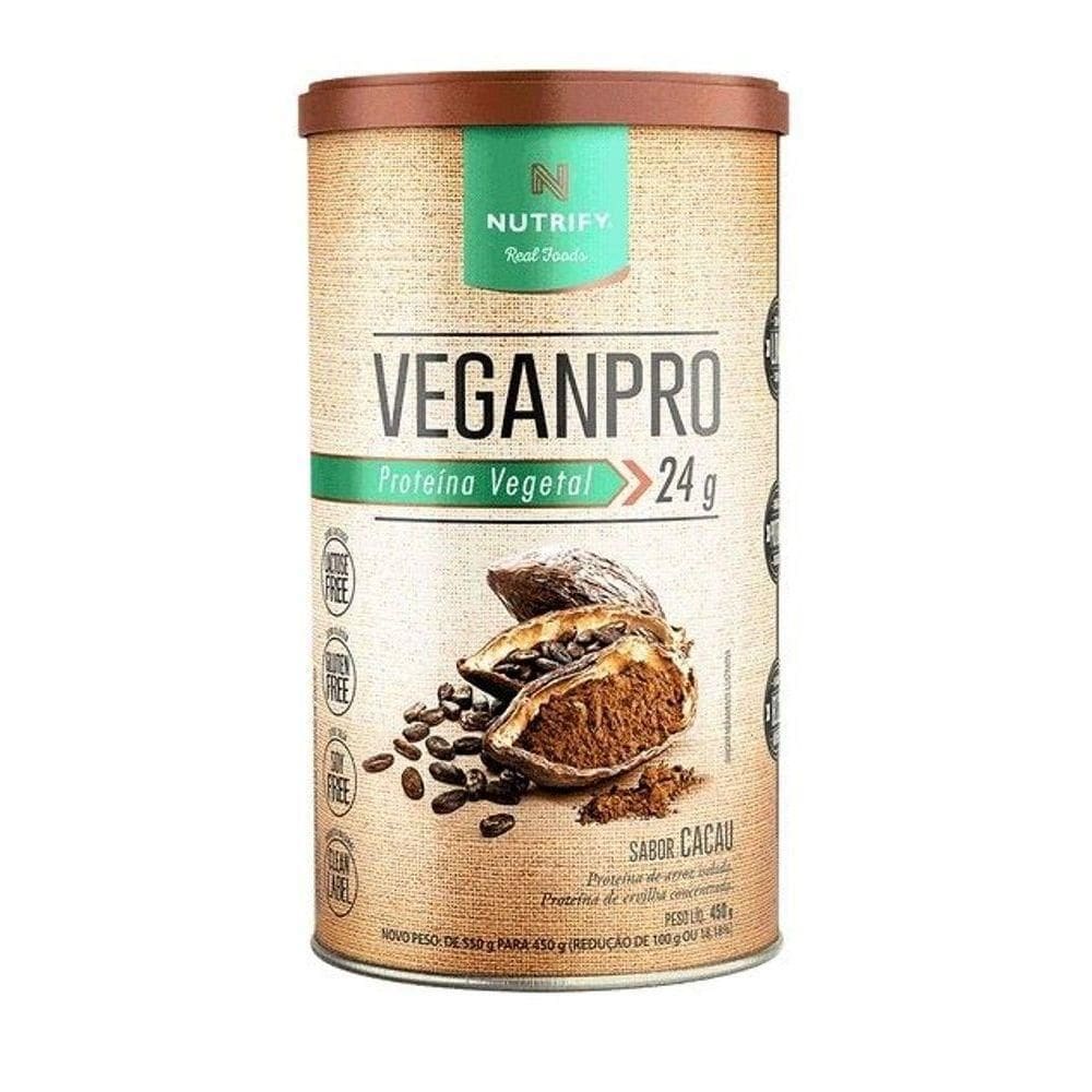 VeganPro 550g Cacau Proteína Vegetal