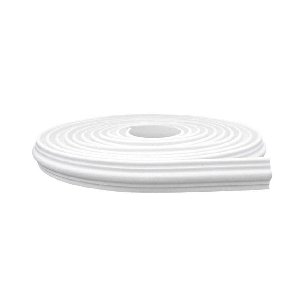 Boiserie Rodameio De Eva Autocolante Rm61 3,8cm Branco 2,5 Metros