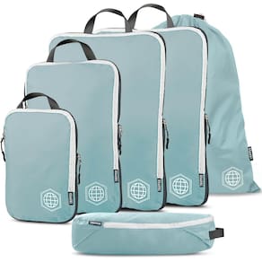 Conjunto de cubos de embalagem de compressão TRIPPED Travel Gear 6 peças