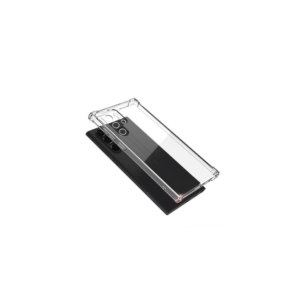 Capa de telefone transparente para Samsung S23 Ultra com E reforçado
