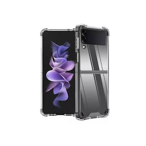 Capa Samsung Galaxy Z Flip 4 reforçada transparente