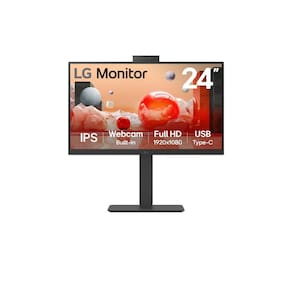 Monitor LG 24BA850-B - Full HD, IPS, sRGB 99% e Design Ergonômico