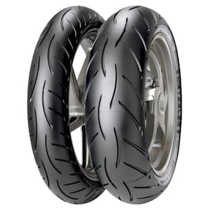 Combo Par Pneu 110/70R-17 54H + 140/70R-17 66H Metzeler Sportec M5 Interact Uso Sem Camara
