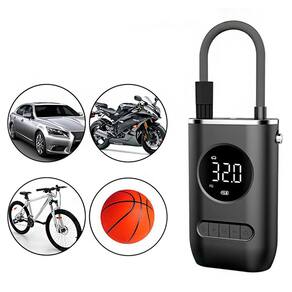 Mini Compressor Compacto Para Pneu De Carro E Bicicleta