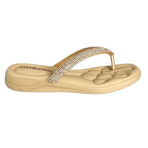 Chinelo De Dedo Comfortflex Feminino Strass Conforto 2480432