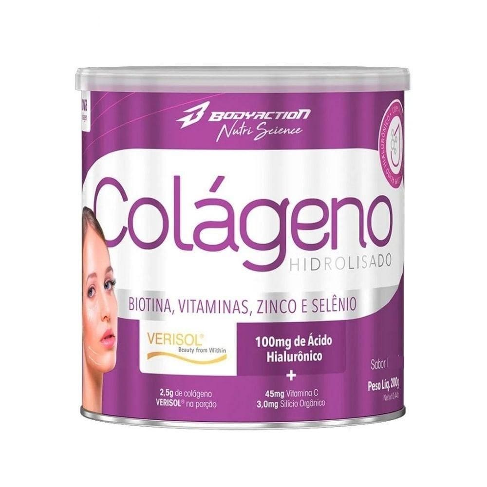 Colágeno Verisol Com ácido Hialurônico 200g Sabor Uva