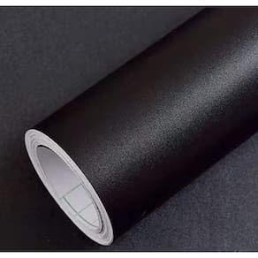 Papel de parede Yancorp Matte Black Peel and Stick 7,3m²