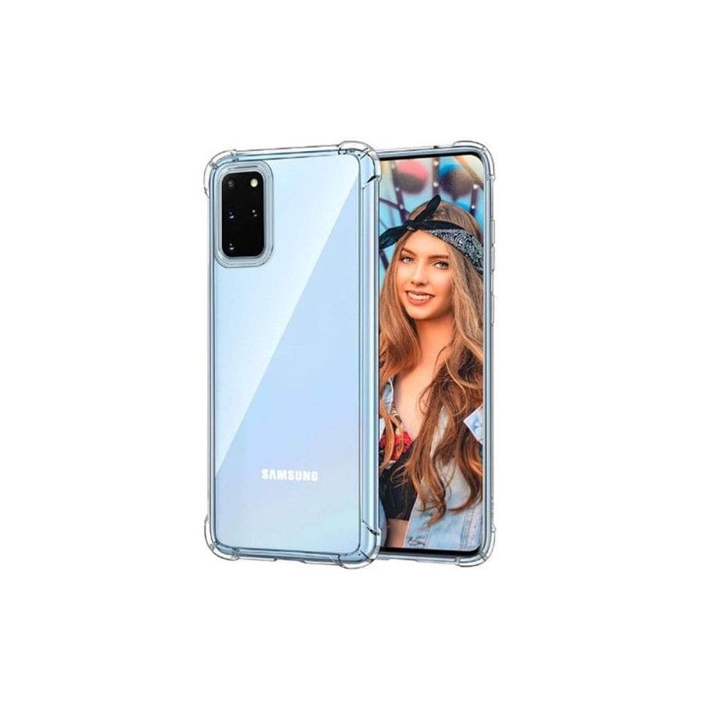 Capa de telefone Samsung A32 transparente com bordas reforçadas
