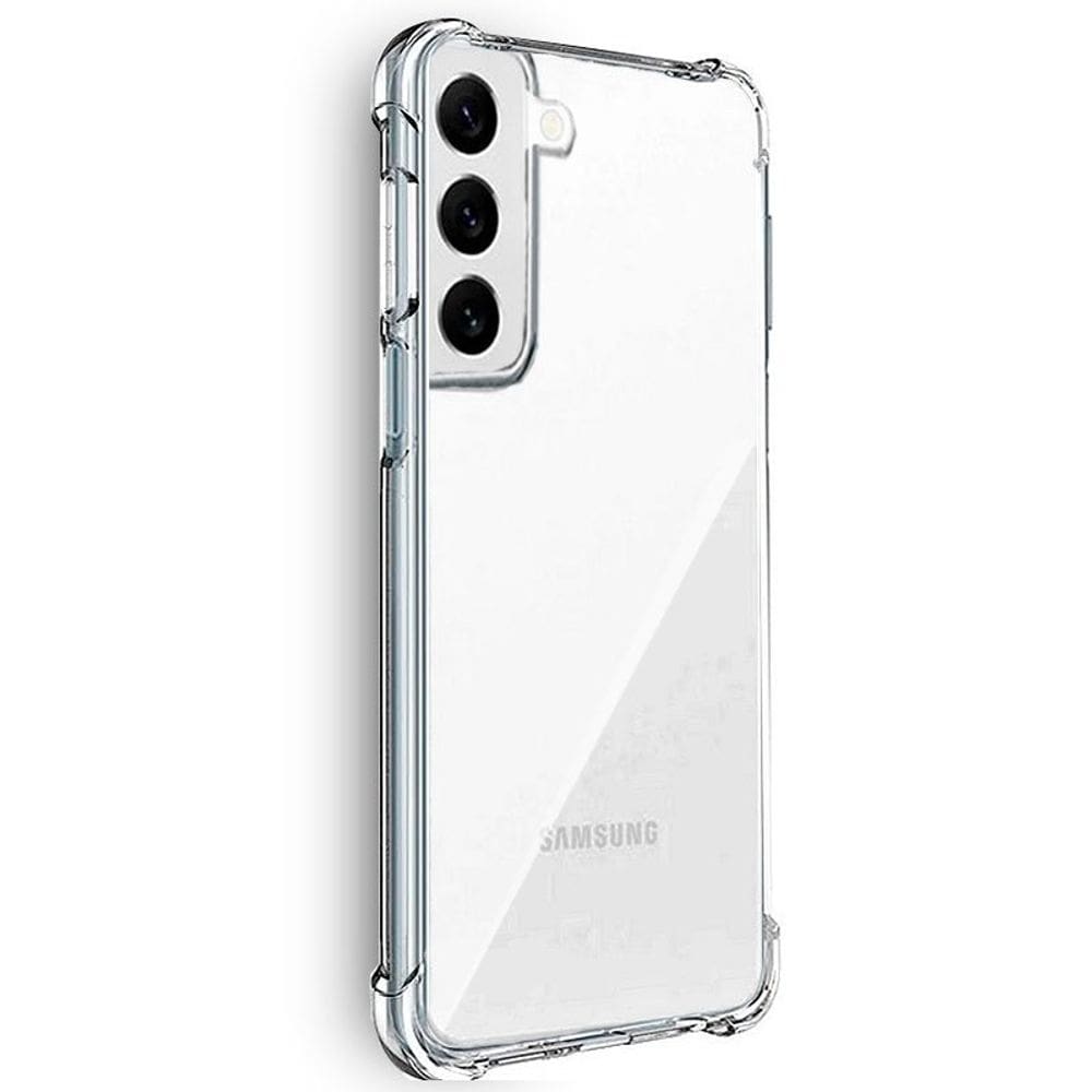 Capa de telefone Samsung Galaxy S22 Plus transparente anti-detonante TPU Sili