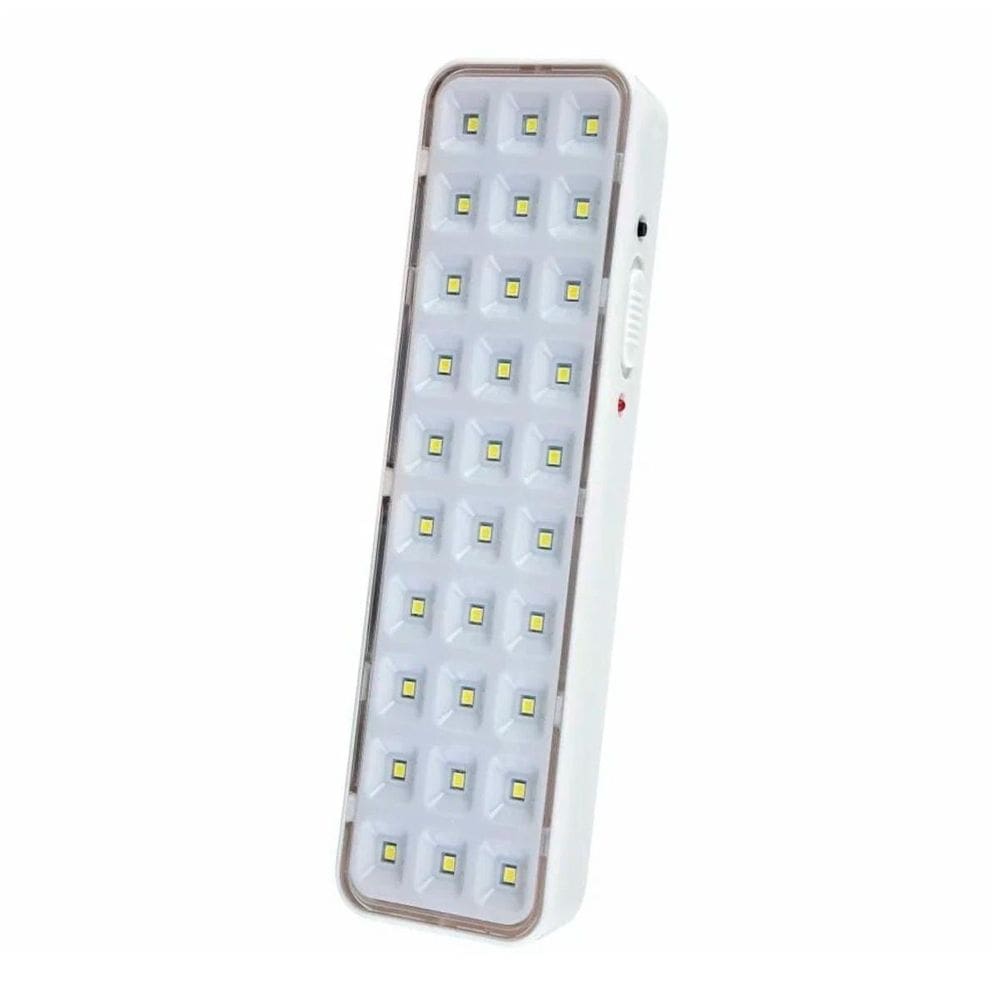 Luminária De Emergência Branco Iluminação Sensor Presença