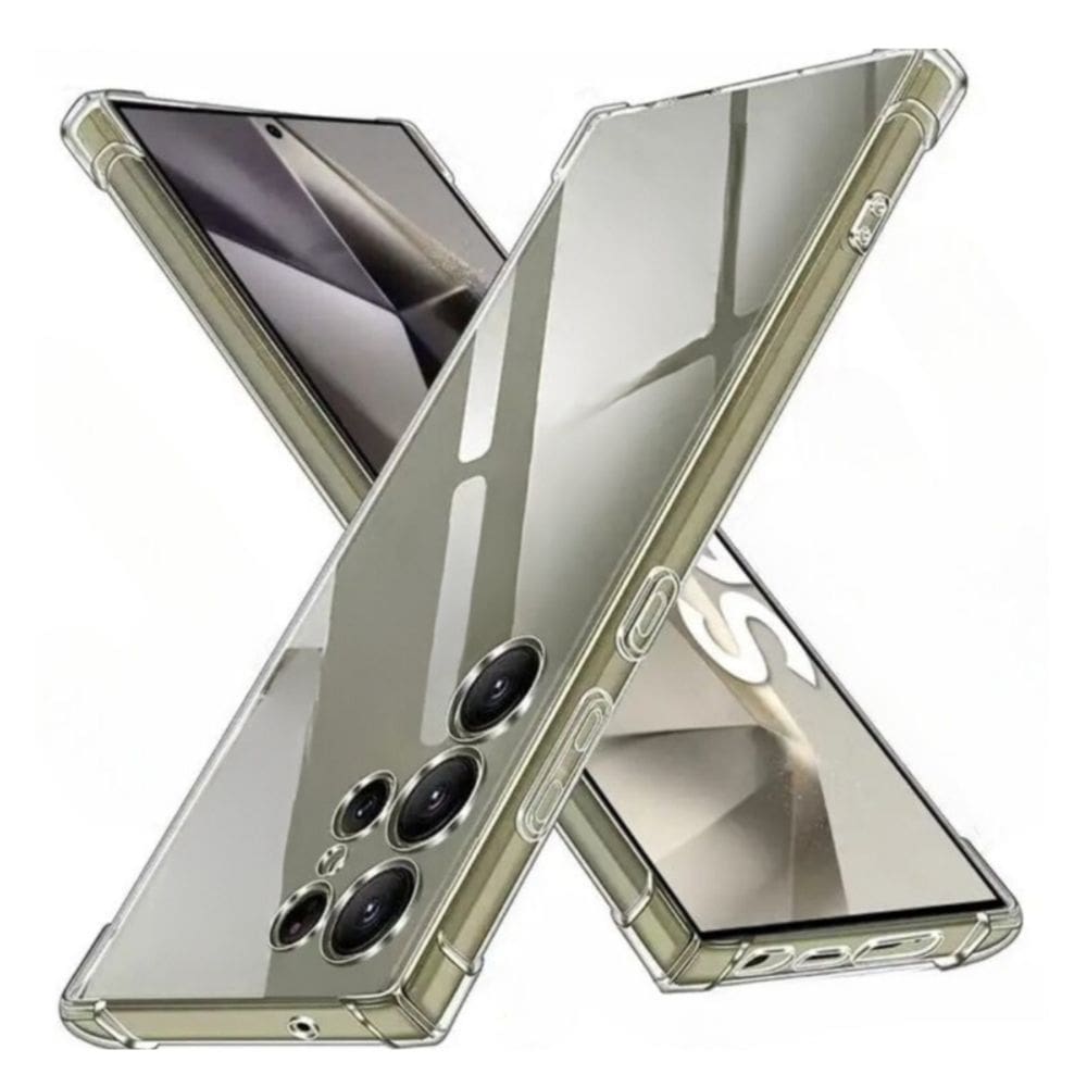 Capa transparente reforçada para Samsung Galaxy S24 Ultra