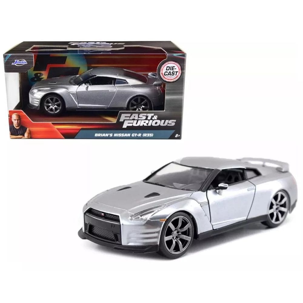 Miniatura Brian Nissan GTR R35 Velozes e Furiosos - Jada