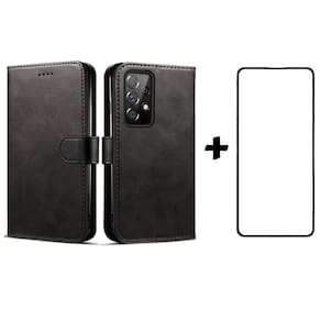 Capa flip para Samsung A73 Full Lamina Black