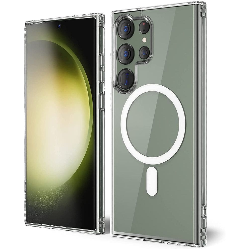 Capa Magsafe transparente para Samsung Galaxy S23 Ultra