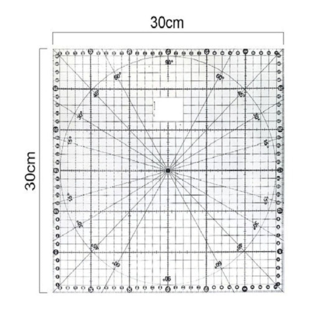 Régua Para Patchwork 30x30