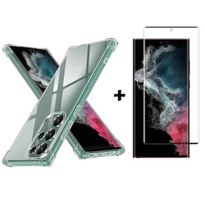 Capa antichoque e vidro temperado para Samsung Galaxy S23 Ultr