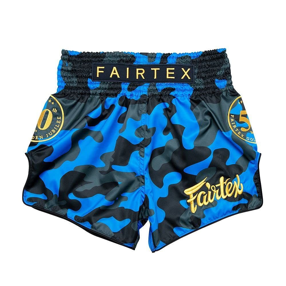 Calções de boxe de Muay Thai Fairtex BS1917 Golden Jubilee G-Large