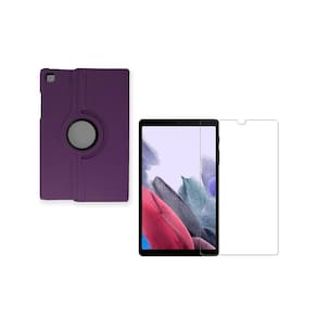 Capa e protetor de tela para Samsung Tab A7 Lite T220 Lilac