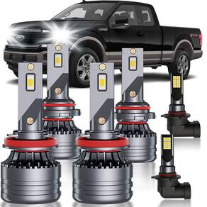 Combo de lâmpadas HUOKEDS para Ford F150 2015-2023 (6 unidades)