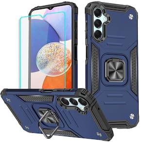 Capa HNHYGETE para Samsung Galaxy A14 5G com protetor de tela azul