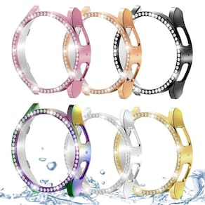 Capa DEALELE compatível com Samsung Galaxy Watch 6 44 mm, pacote com 6