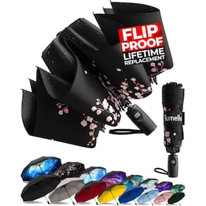 Guarda-chuva TUMELLA Flip Proof Inverted Travel 46 cm com durável
