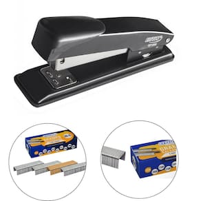 Grampeador De Metal 11,5Cm Gp1000 + 1 Caixa 5000 Grampos
