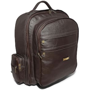 Mochila De Couro Masculina Para Viagem Tamanho Extra Grande