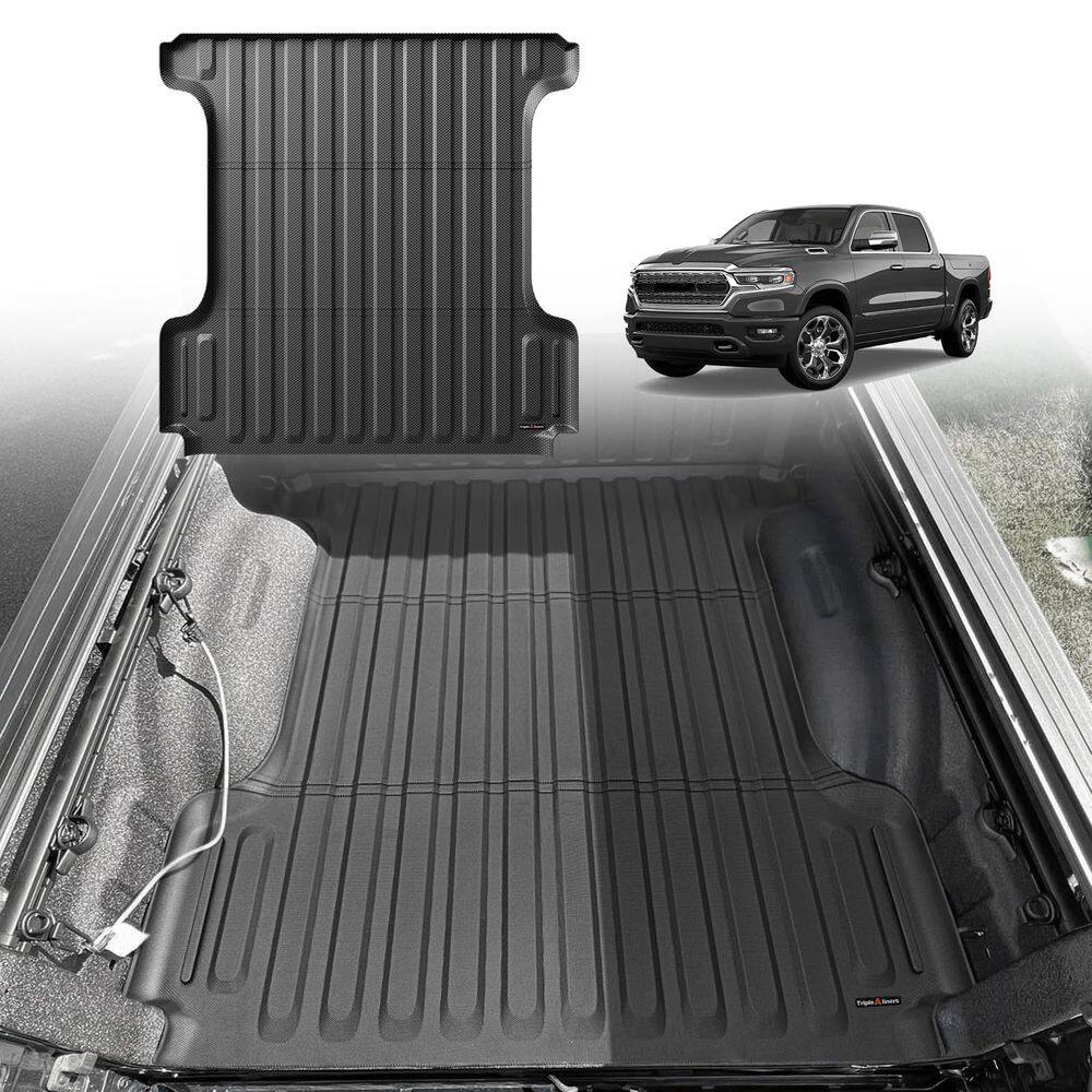 Tapete de cama de caminhão TripleLiners compatível com Dodge Ram 1500 5`7”