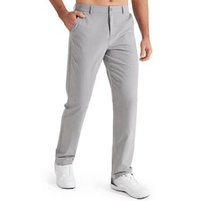 Calças de golfe Libin Comfy Quick Dry Lightweight para homens, cinza