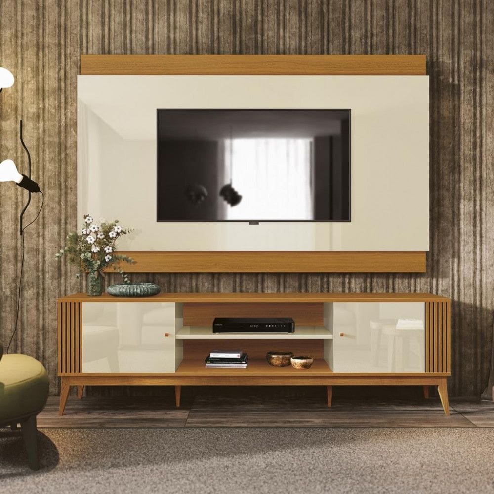 Rack com Painel para TV até 60 Polegadas 2 Portas 200cm Legacy EDN Móveis