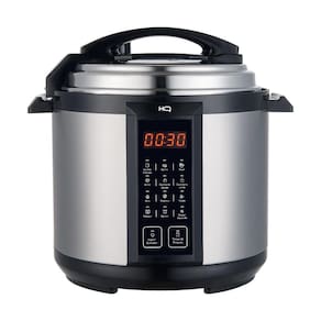 Panela de Pressão Elétrica Multifuncional Digital HQ 6L Inox HQ-Y6DI