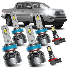 Pacote combinado de lâmpadas LED para Toyota Tacoma High Low Be 2016-2023
