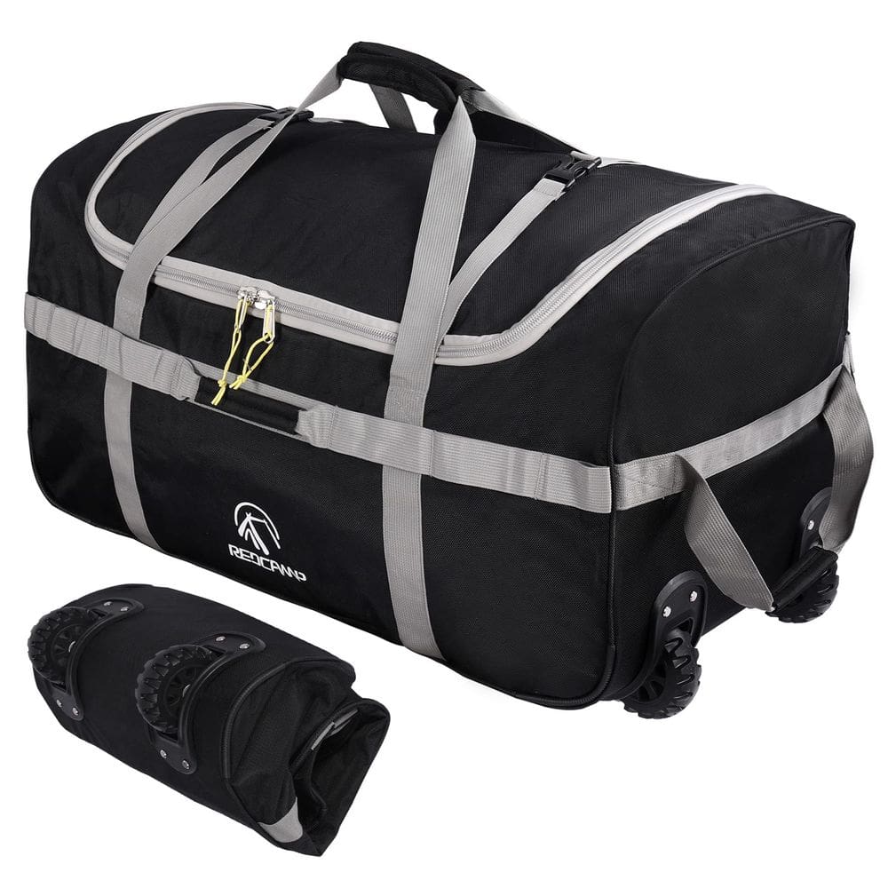 Mochila REDCAMP dobrável com rodas 120L 1680D Oxford