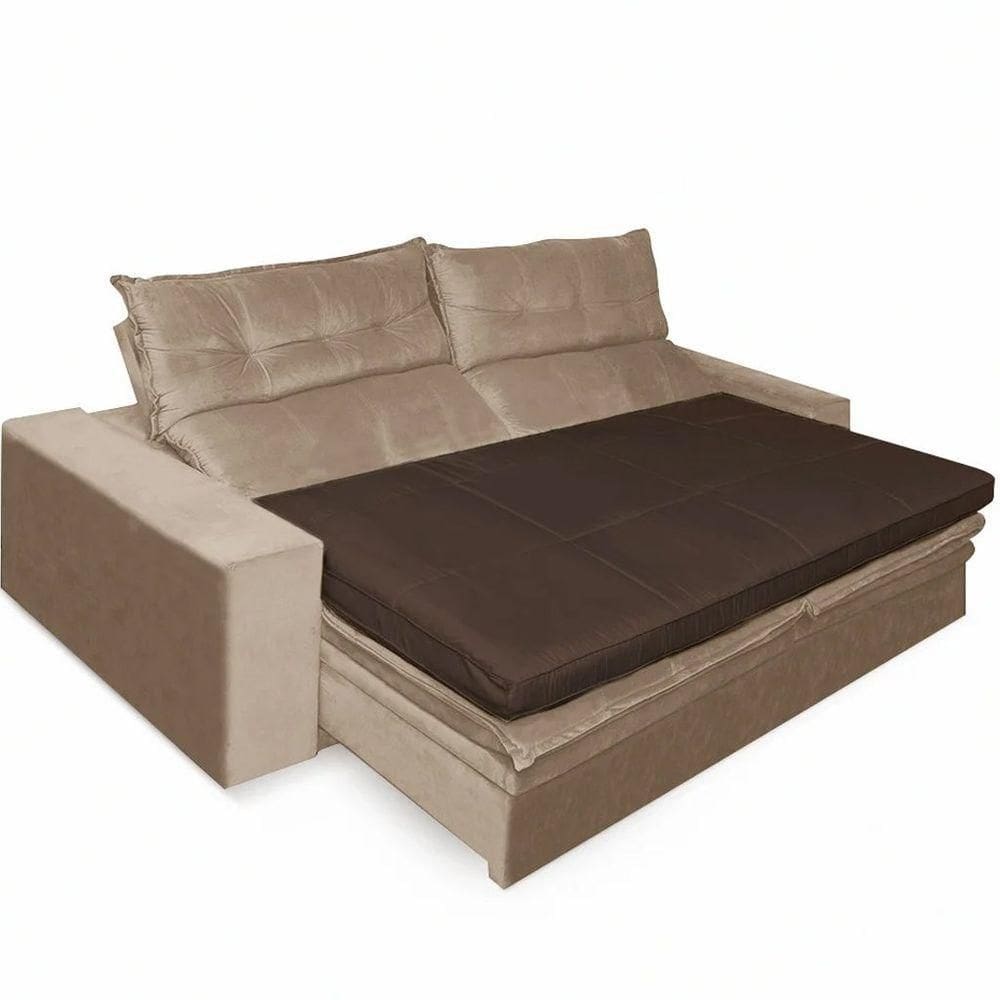 Pillow Top Para Sofá Reclinável 10cm 1200g-m² 220x100cm Marrom
