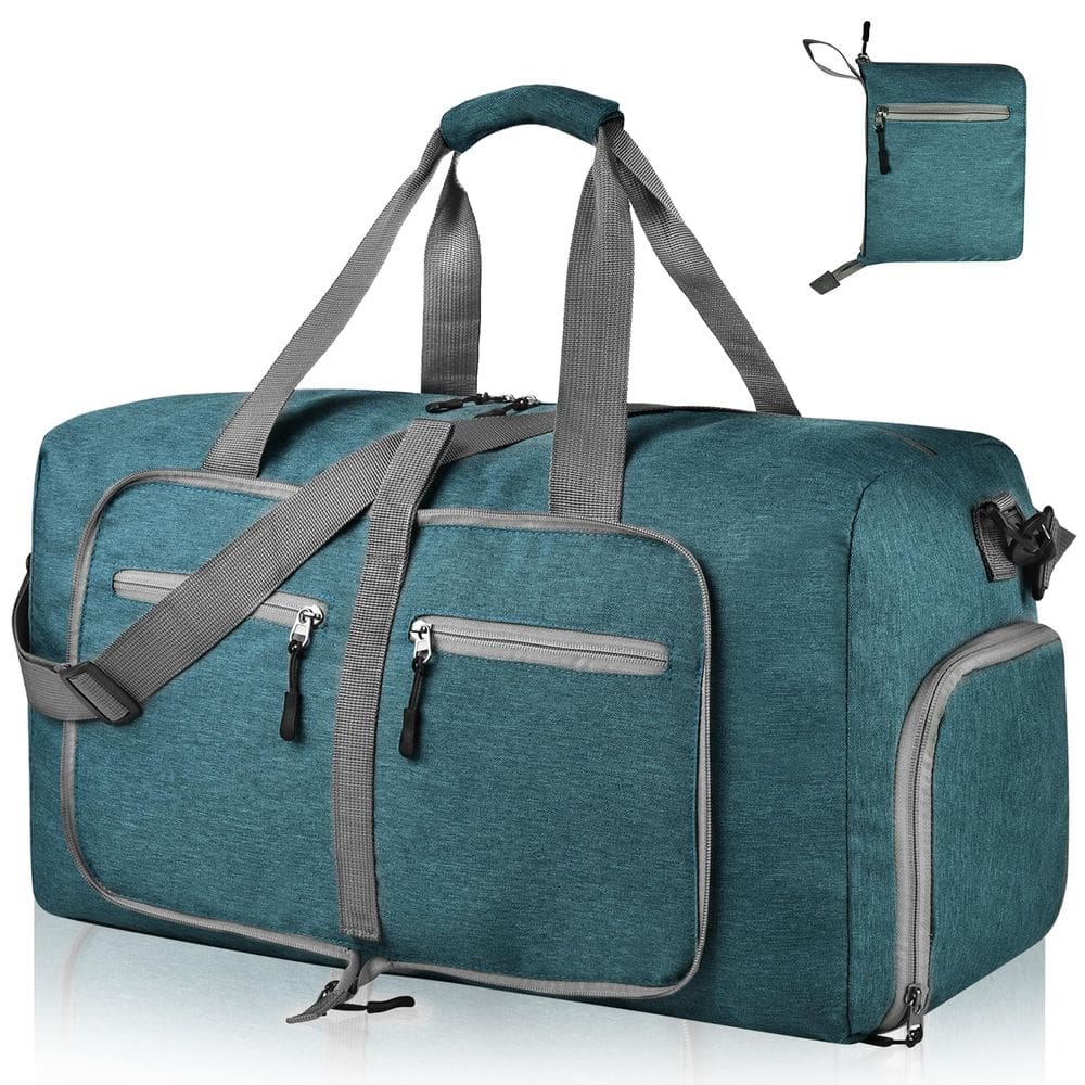 Mochila de viagem Dimayar 65L com compartimento para sapatos verde