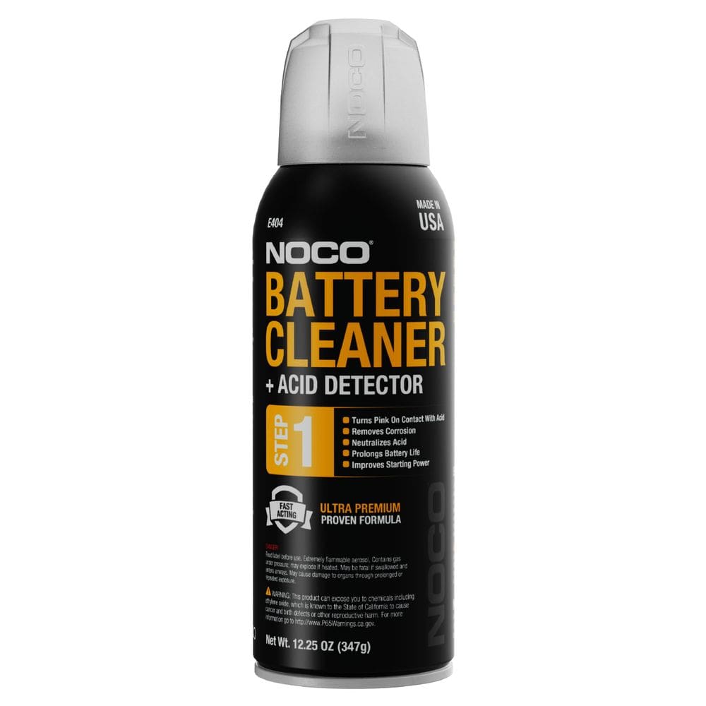 Spray de limpeza de terminal de bateria NOCO E404 360mL com detector de ácido