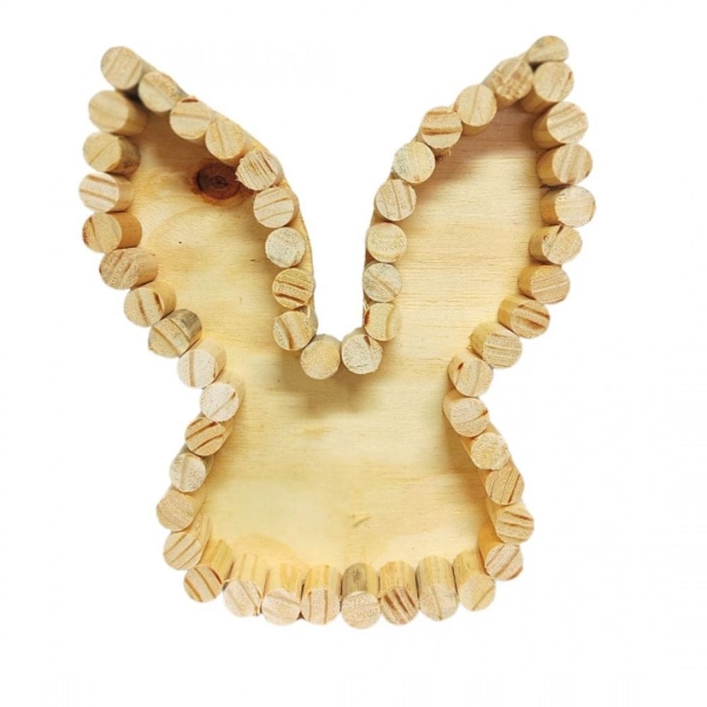 Cesta Decorativa Coelho Toquinho 30x25cm Un