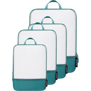 Cubos de embalagem de compressão BAGAIL 4 conjunto/6 conjuntos para Travel Teal