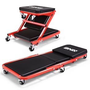 Car Creeper/Seat DNA MOTORING TOOLS-00184 91 cm com capacidade de 150 kg