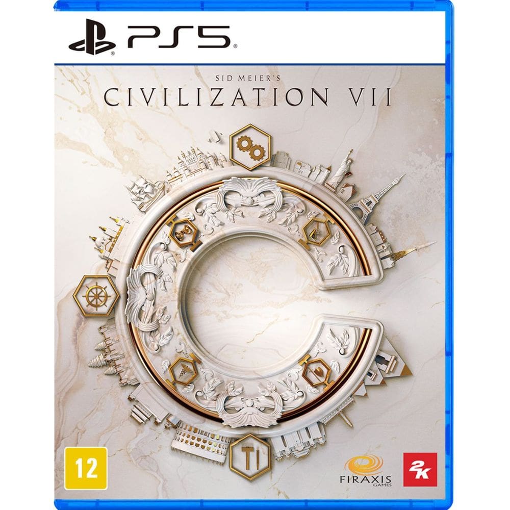 Jogo Sid Meiers Civilization VII Ps5 Br Midia Fisica