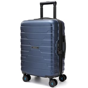 Bagagem de mão BAGSMART de 20 polegadas 35L com fechadura TSA, azul escuro