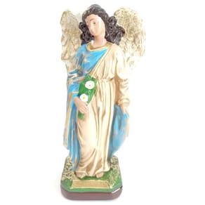 Imagem Escultura Arcanjo São Gabriel 20 Cm Gesso
