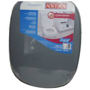 Assento Sanitário Almofadado Icasa Sabatini Etna Cinza 1
