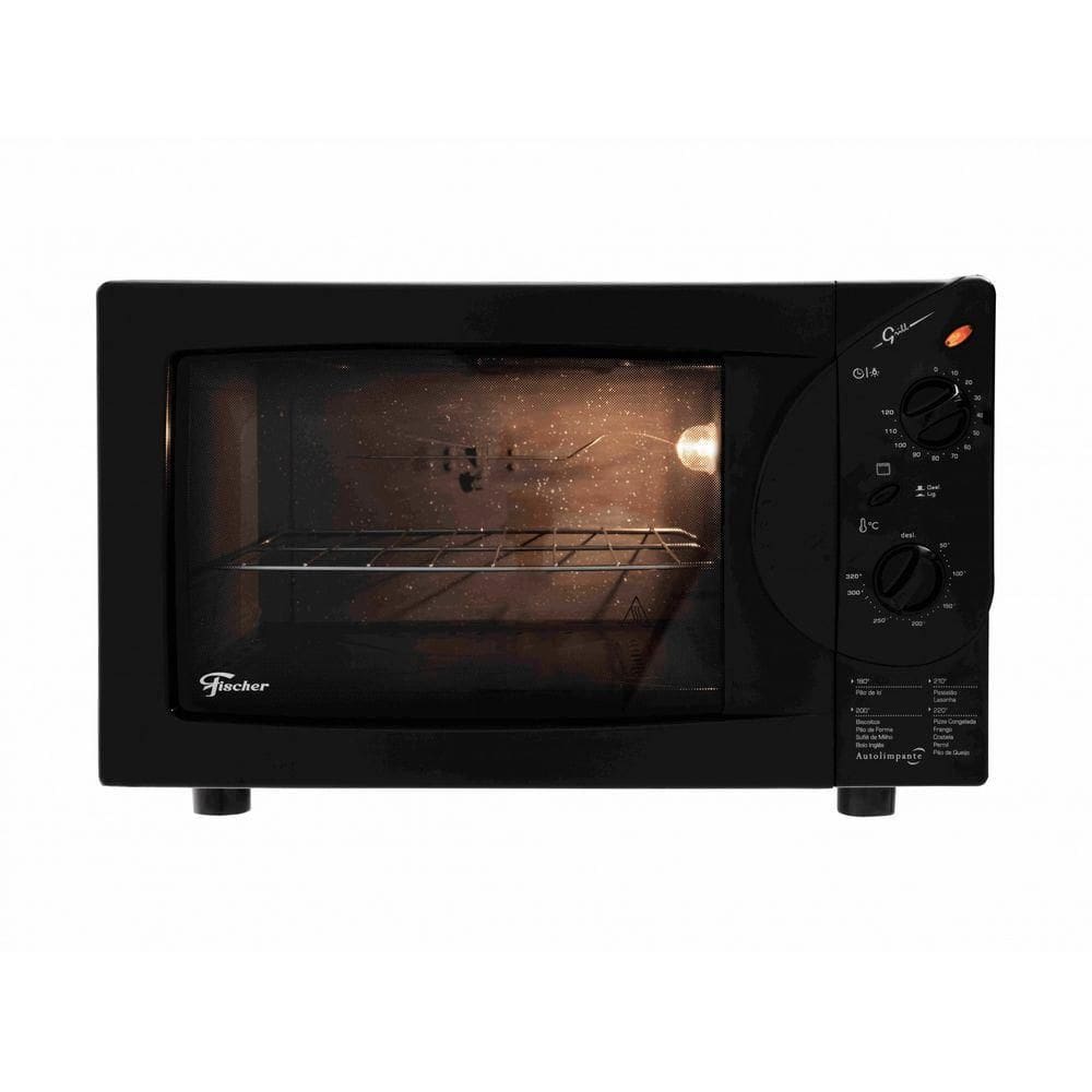 Forno Elétrico Fischer Grill Black Bancada 44L Preto 127V