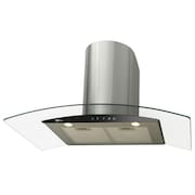 Coifa De Parede Fischer Talent Touch 90cm Inox Vidro Digital 220V