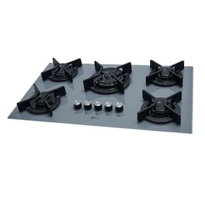 Fogão Cooktop Fischer 5Q TC Infinity Gás Mesa Vidro Eiger Bivolt