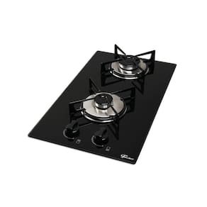 Fogão Cooktop Fischer 2Q Gás Mesa Vidro Com Supervisor De Chama Bivolt