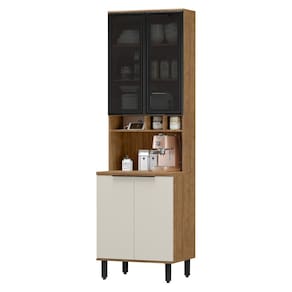 Paneleiro 4 Portas MDF 70 cm Tosc PTO01 Freijo Off White MXM