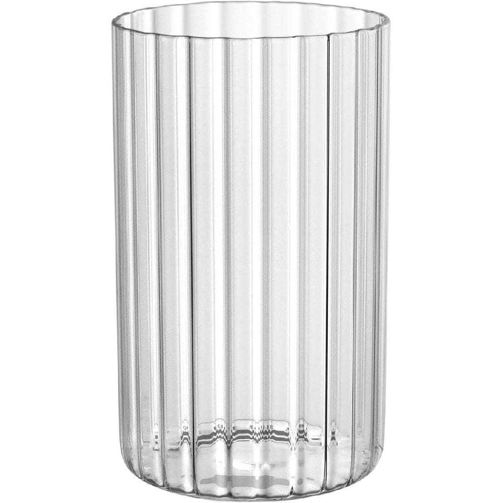 VASO DECORATIVO ENFEITE CASA REDONDO HOME&CO BOROSSILICATO 20x12x12cm TRANSPARENTE